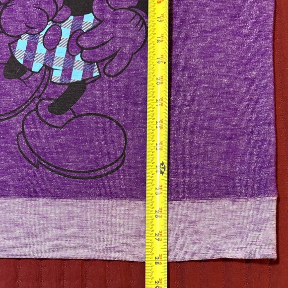 Disney Parks Purple Long Sleeve Tee with Mickey and Minnie Size L - Picture 8 of 9